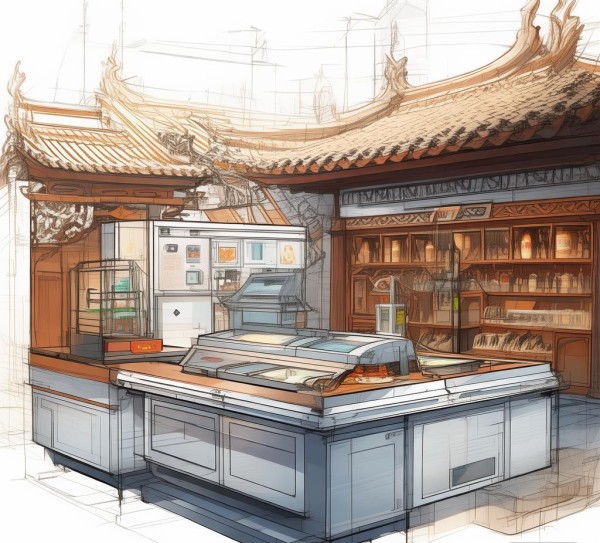 酒楼食品机械设备设计图，创新与效率的完美平衡